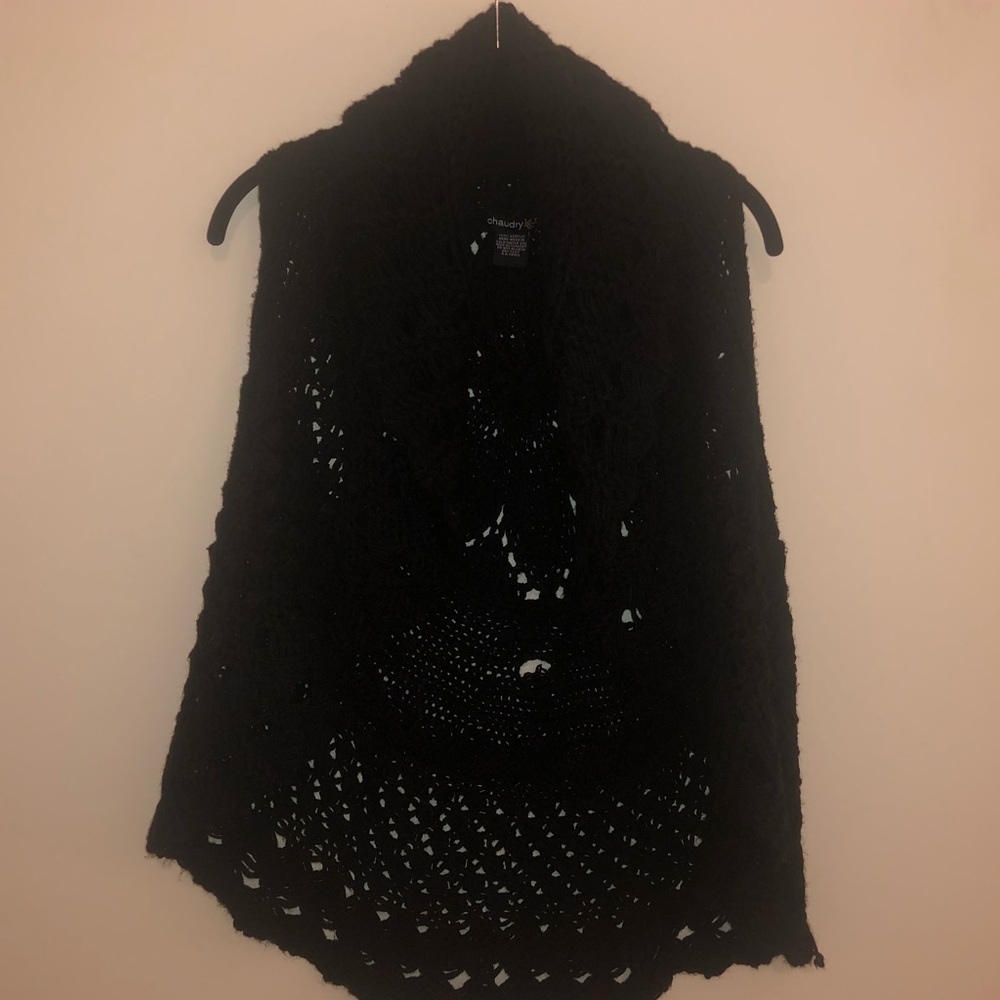 Knit Boho Sweater Vest